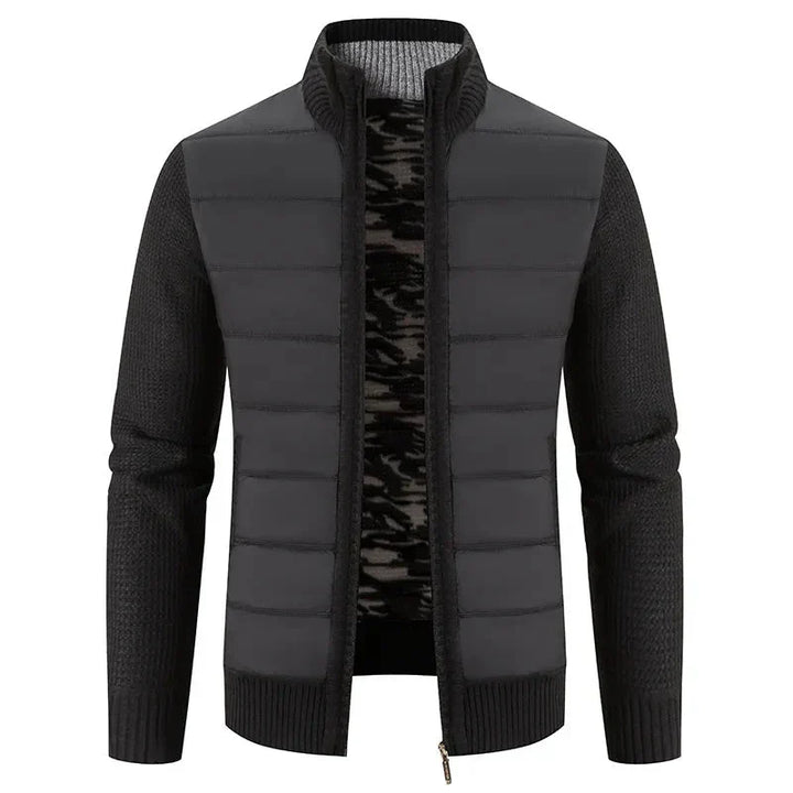 Joseph Veste Hybride Homme – Tricot & Matelassé avec Col Montant, Fermeture Éclair & Style Moderne