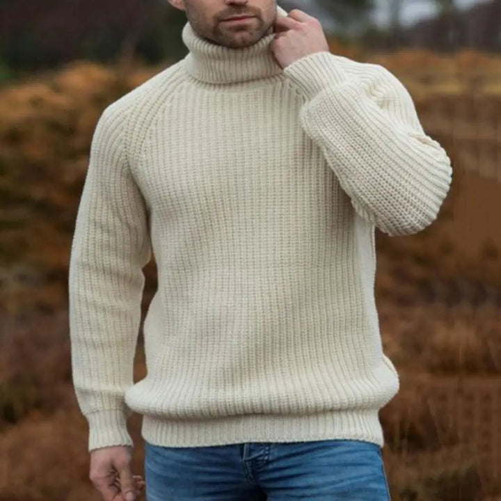 John Pull Col Roulé Homme – Tricot Doux, Coupe Décontractée & Style Polyvalent