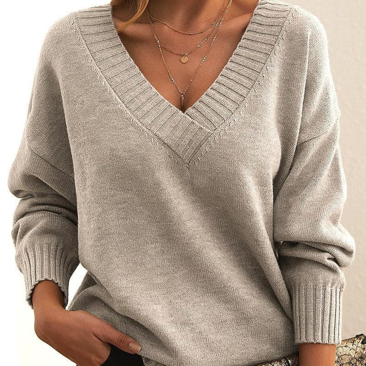 Maglione da donna Adrianna – Classico girocollo e maglia morbida e confortevole
