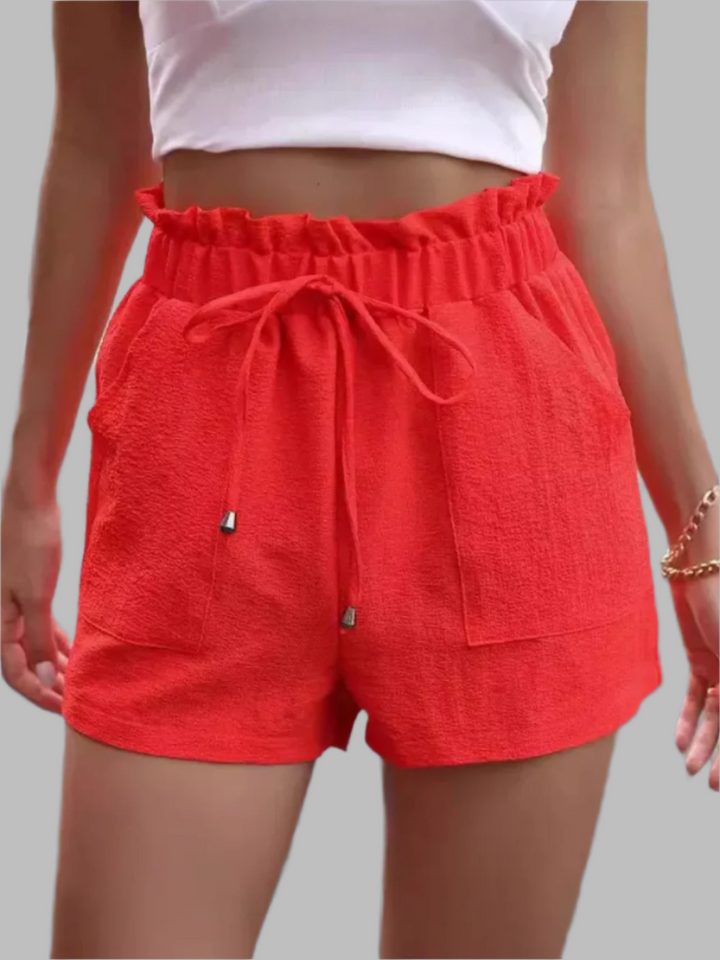 Zoe Short Women - pantalones cortos de verano ligeros con bolsillos inclinados y tela transpirable cómoda