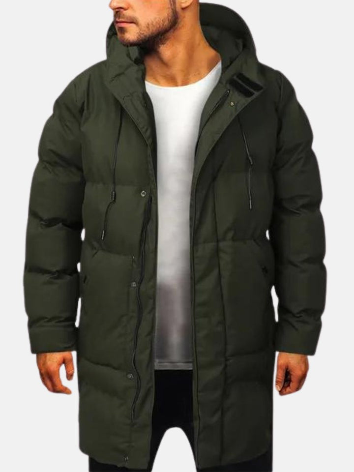 Parka Cassius para Hombre – Acolchado Aislante, Nylon Resistente y Estilo Moderno