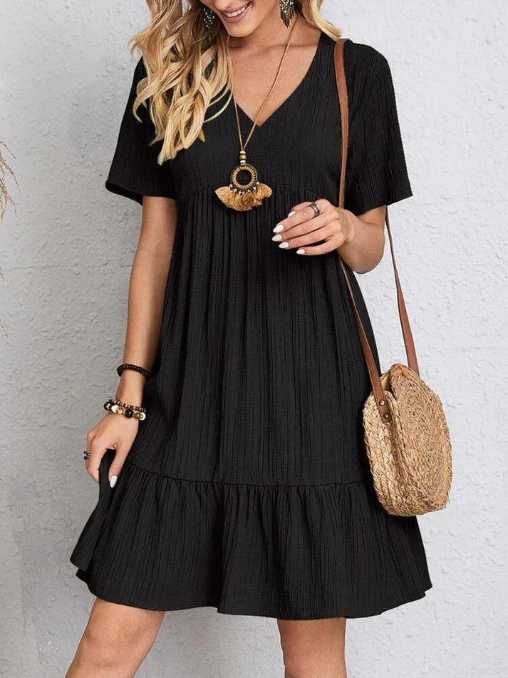 Vestido de verano femenino Julietta - Amplio vestido con VO y Comodidad Aérea para días calurosos