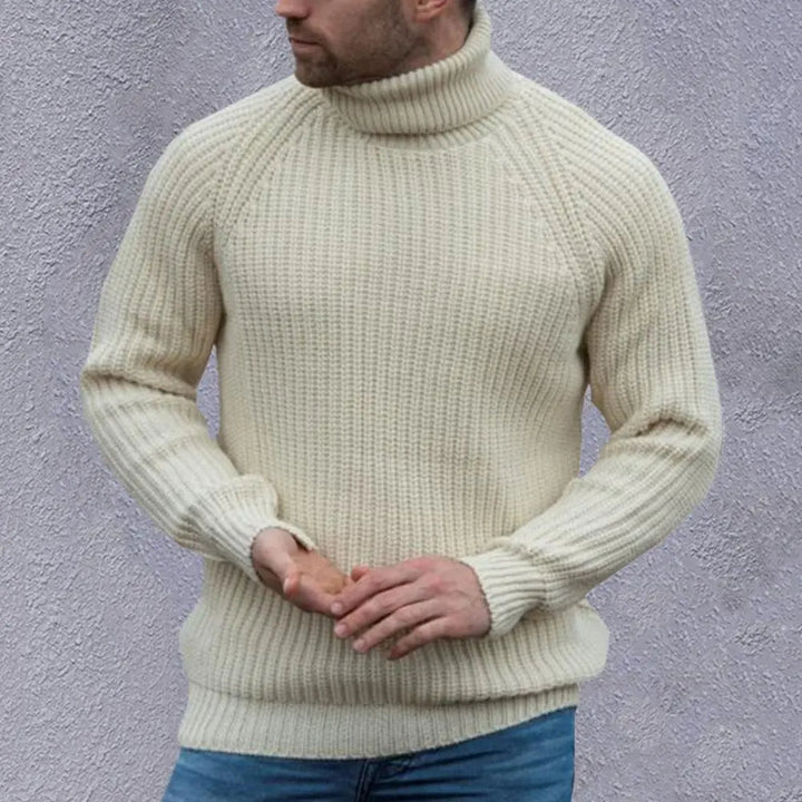 John Pull Col Roulé Homme – Tricot Doux, Coupe Décontractée & Style Polyvalent