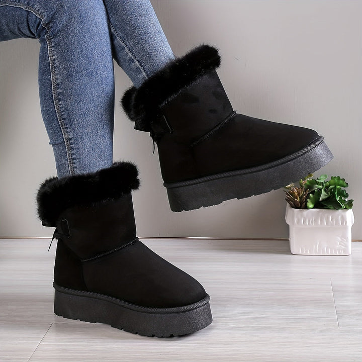 Zainab Bottes Hiver Femme – Doublure Thermique Chaude & Semelle Antidérapante Confortable