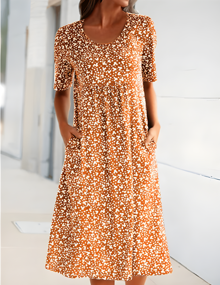 Vestido de verano para mujeres de Sophie: tela de diseño ligero y elegante para la temporada de calor