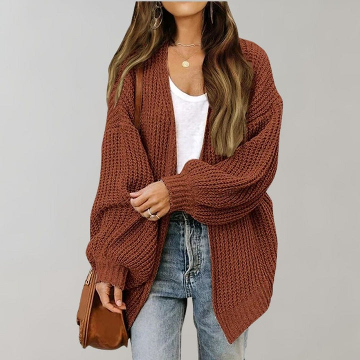 Kali Cardigan Femme – Gilet Oversize en Maille Douce & Coupe Décontractée Élégante