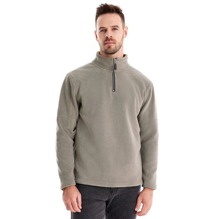 James Pull Homme Laine Zippé – Chaud, Confortable & Élégant avec Doublure Douce