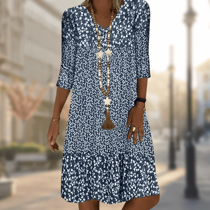 Vestido para mujeres Solara - elegante vestido midi con diseño atemporal con corte cómodo