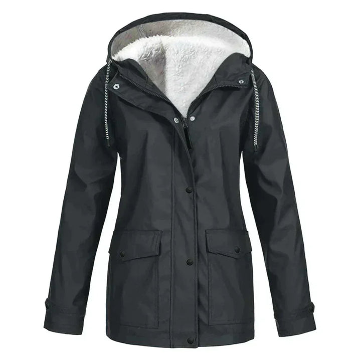 Lorena Veste Femme Imperméable – Élégante, Doublée Douce & Confortable pour la Pluie