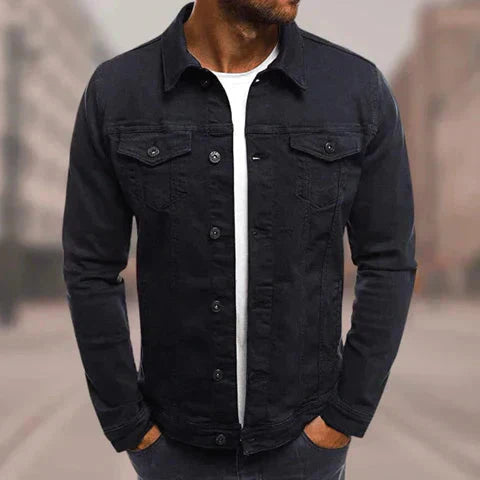 Ethan Manteau Homme – Veste Élégante avec Fermeture Boutons, Style Classique & Moderne