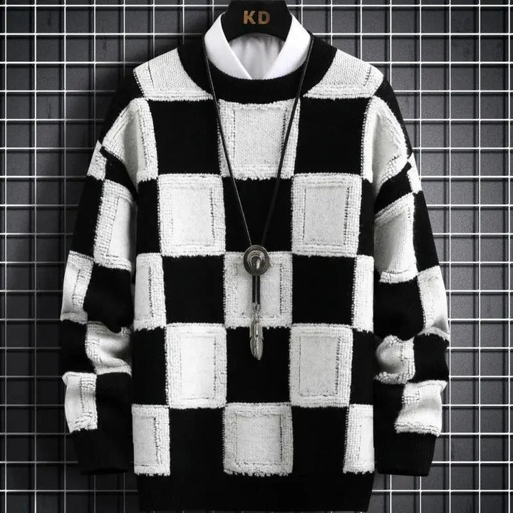 Ythan Pull Homme en Cachemire – Col Rond Classique, Coupe Régulière & Confort Doux