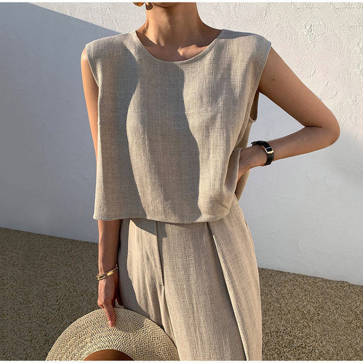 Aubree Toble Women Lin - pantalones grandes y altos, comodidad de luz de verano