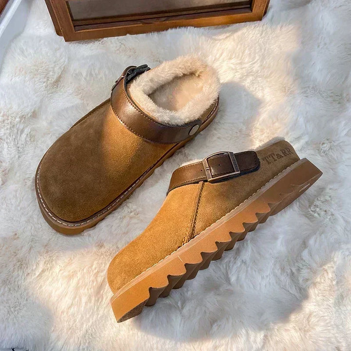Zoccoli caldi da donna Ailani: comfort invernale leggero con fodera morbida e stile casual