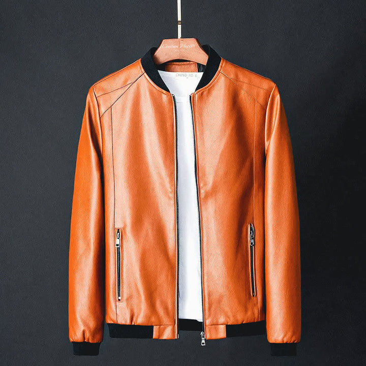 Giacca da uomo Vincent: giacca in pelle premium elegante e resistente con uno stile senza tempo