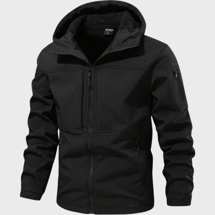 Magnus Veste Softshell Homme – Imperméable Respirante avec Capuche & Poches Zippées