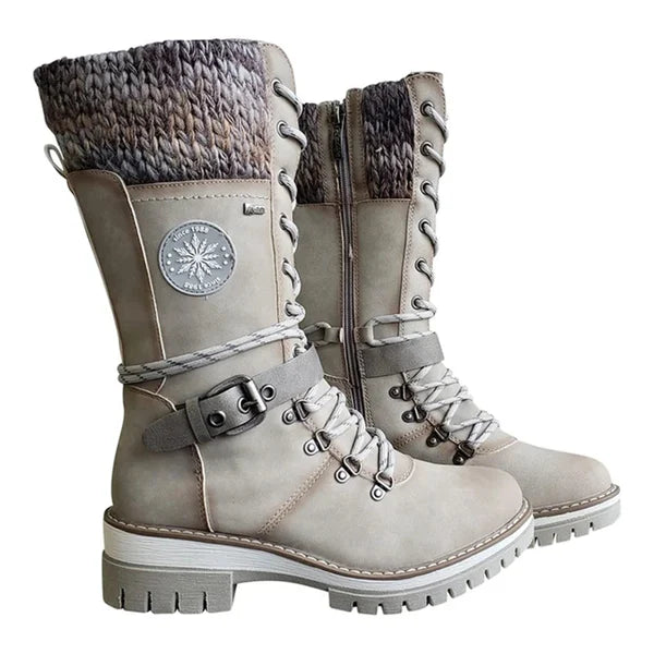 Kylee Botas Altas Mujer Invierno – Elegantes con Aislamiento Térmico, Forro Cómodo y Cierre con Cremallera