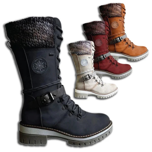 Kylee Botas Altas Mujer Invierno – Elegantes con Aislamiento Térmico, Forro Cómodo y Cierre con Cremallera