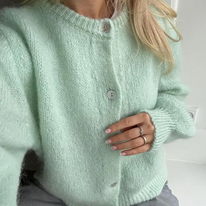 Cardigan da donna Addilyn - Cardigan in maglia morbido, elegante e confortevole per l'inverno