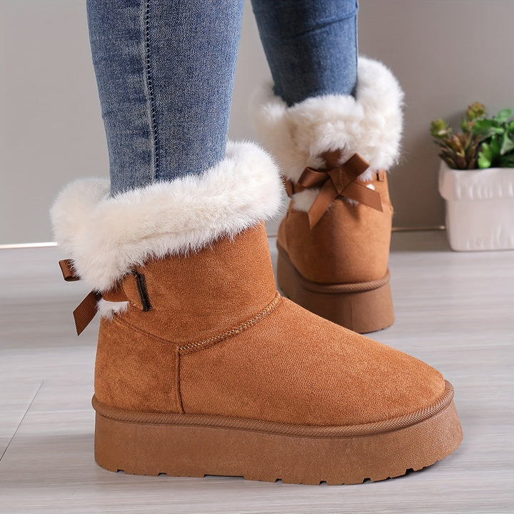 Zainab Bottes Hiver Femme – Doublure Thermique Chaude & Semelle Antidérapante Confortable