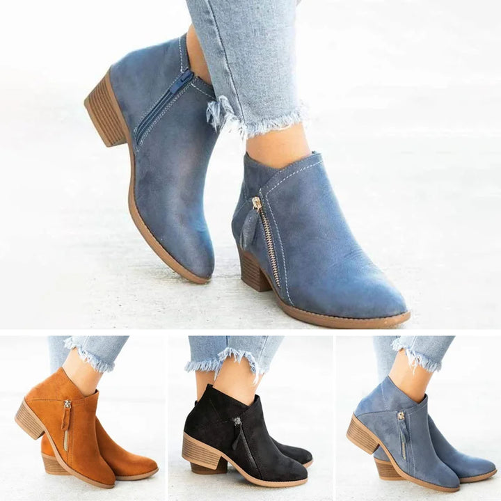 Kendall Bottes Femme – Cuir Confortable, Soutien de Voûte & Posture Parfaite