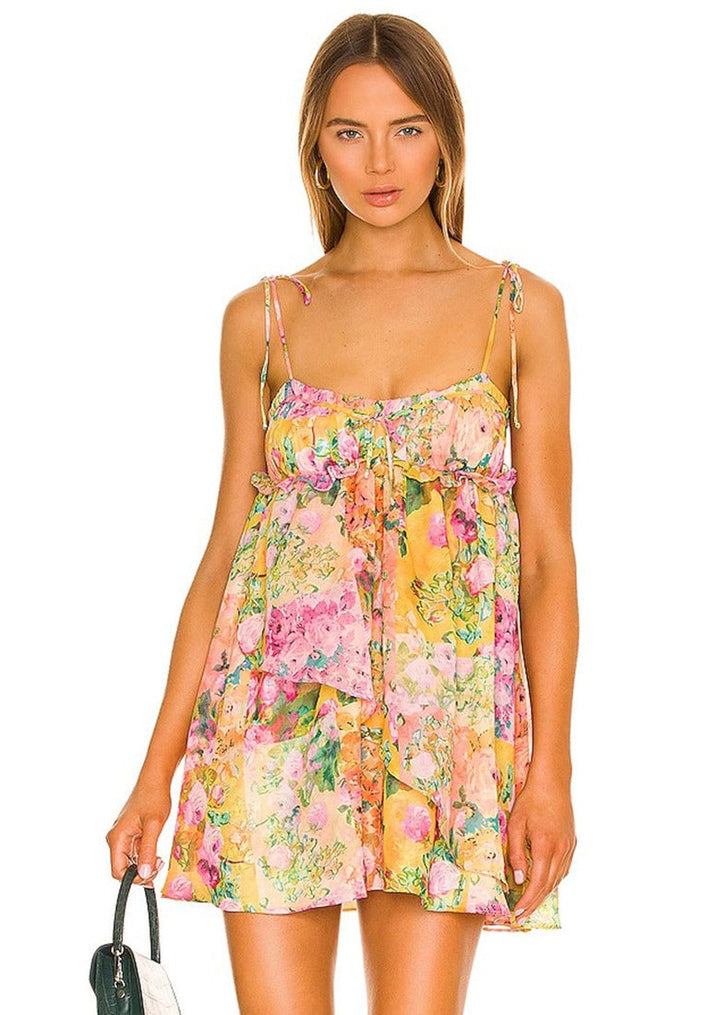 EDEN Summer Dress 2025 - Stampa chic e taglio fluido in Muslino leggero e confortevole