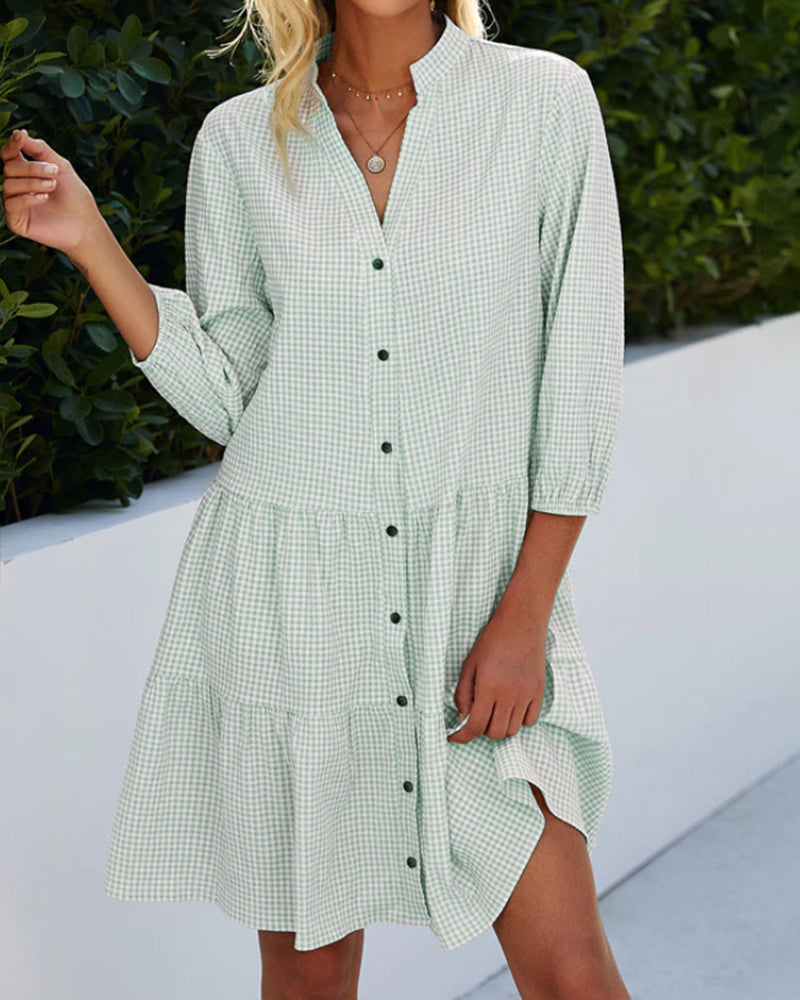 Vestido de verano de Suzanne Woman - Vestido sin mangas de algodón ligero con corte de líquido