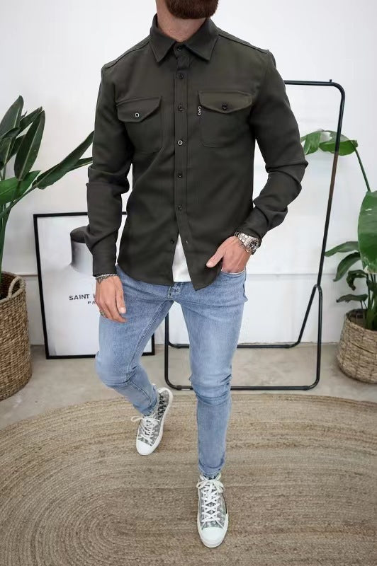 Owen Homme Surchemise – Chemise Décontractée Polyvalente avec Style Moderne & Confort