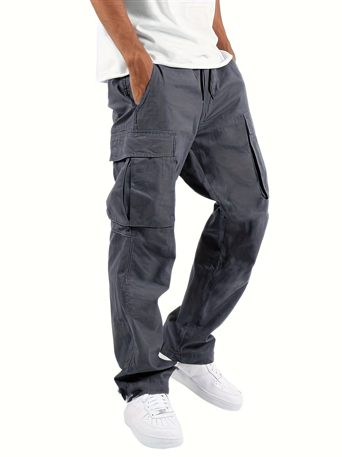 Tristan Pantalon Cargo Homme – Coupe Décontractée en Coton avec Poches Spacieuses & Style Moderne
