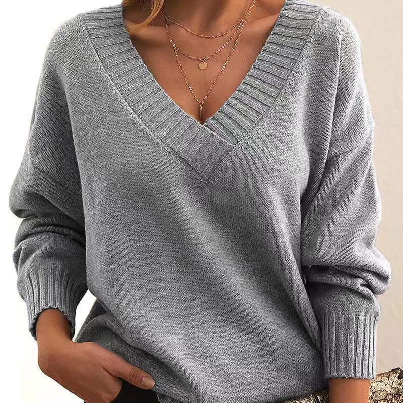 Adrianna Pull Femme – Col Rond Classique & Maille Douce Confortable
