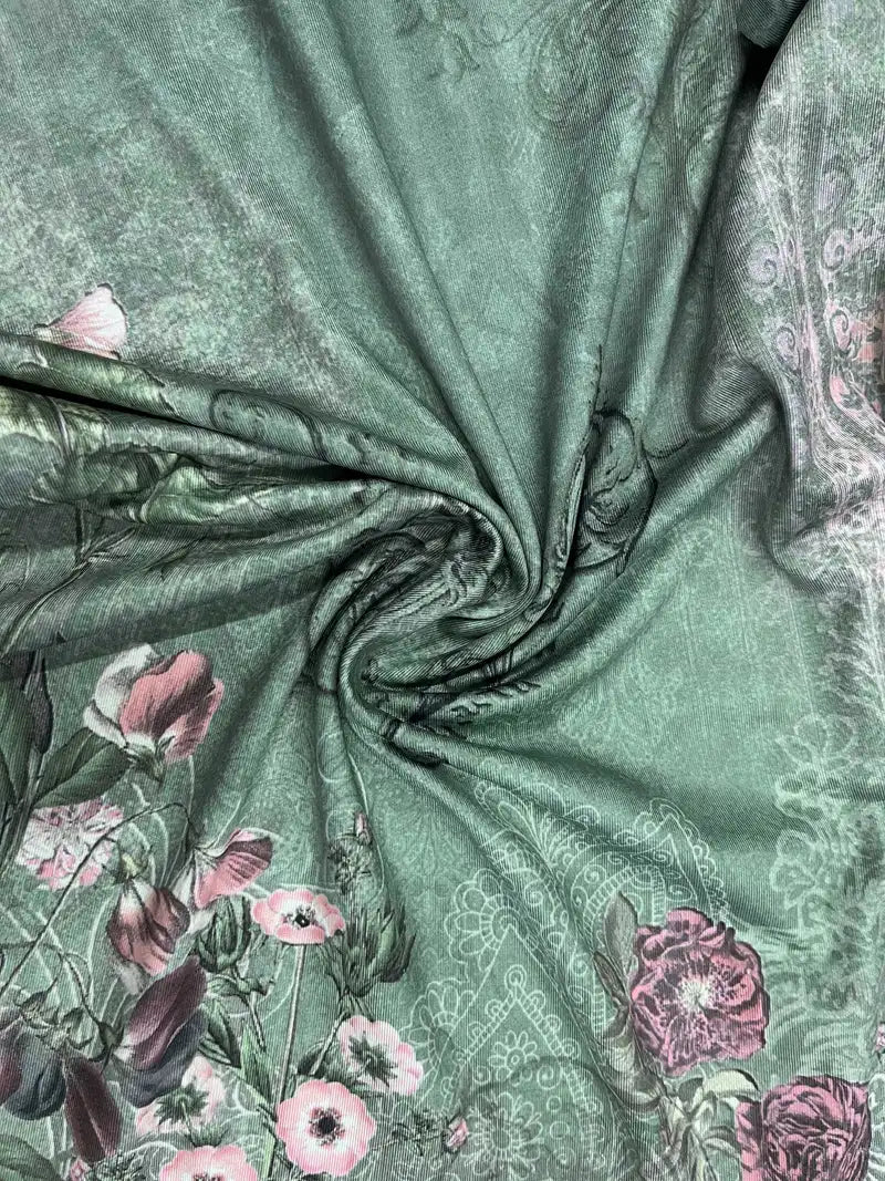 Skylar Woman Together - Set leggero con stampa floreale corta e alta per Summer Chic