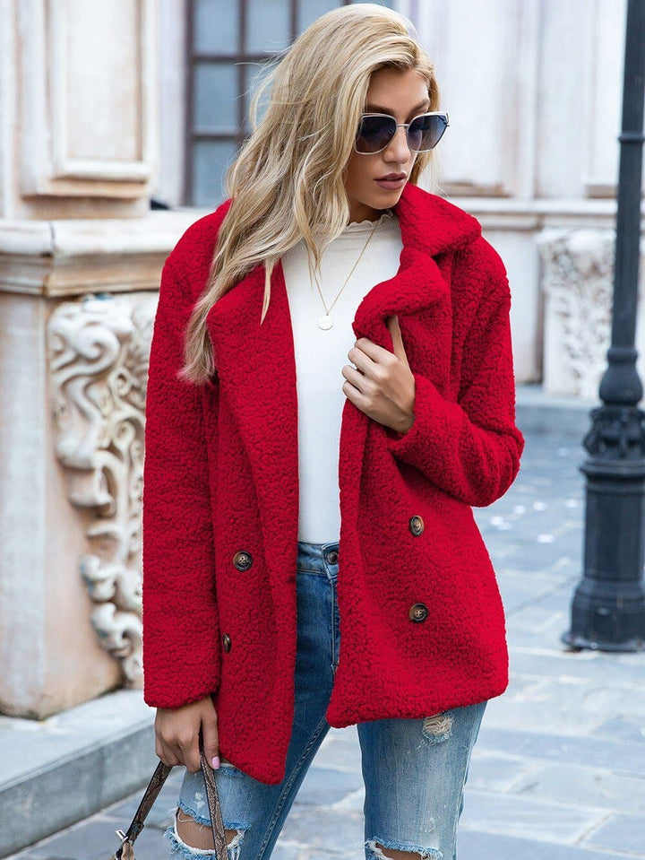 Andi Manteau Femme – Élégant à Col Revers Classique & Coupe Sophistiquée