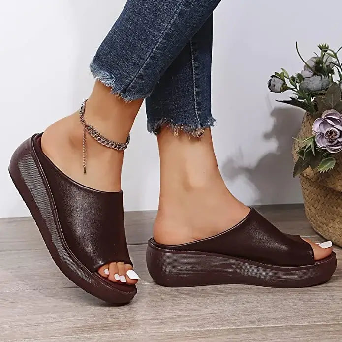 Nora Women's Sandals - Sandali ortopedici estivi con supporto per tre archi e non -SLIP SOLE