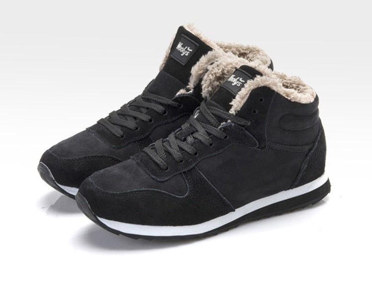 Niel Bottes d’Inverno per Uomo – Design in Scamosciato Caldo e Isolato con Suola in Gomma a Aderenza Duratura