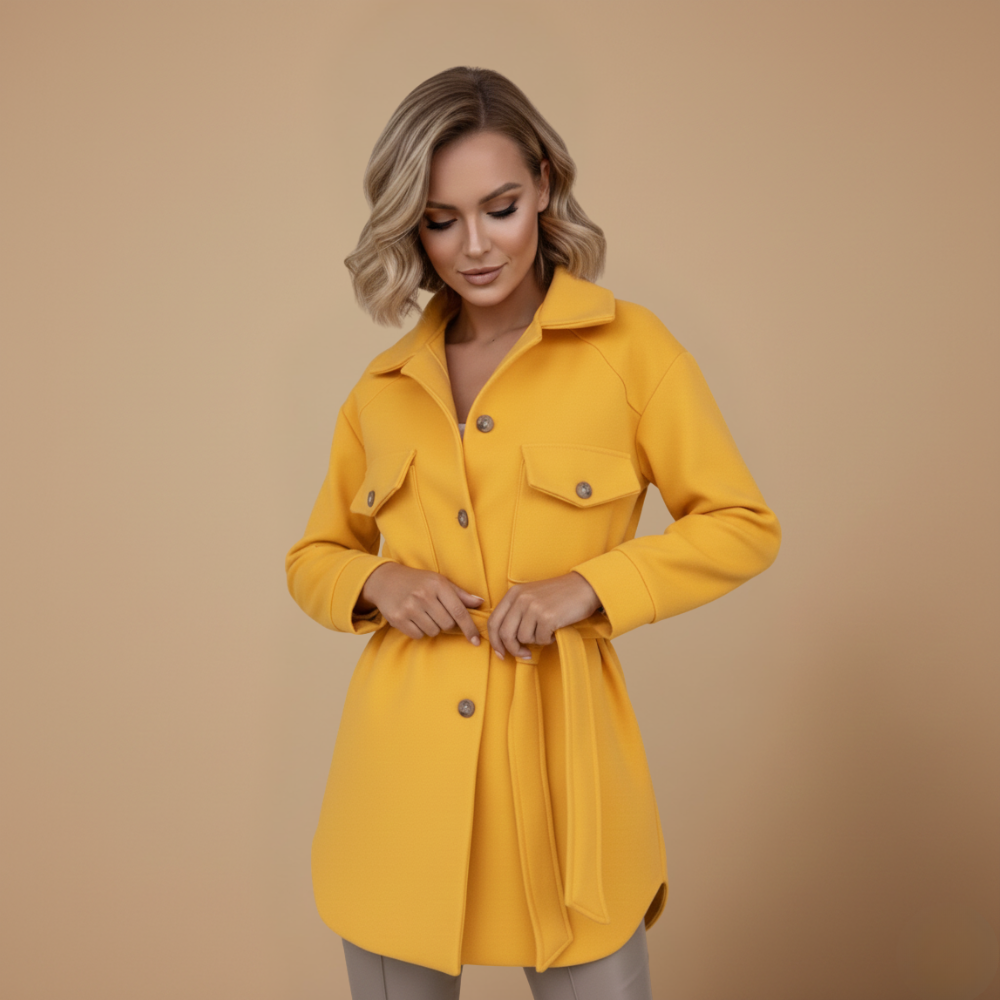 Jaze Mode Dame Polo Vest – Afslappet pasform med reverskrave og knaplukning