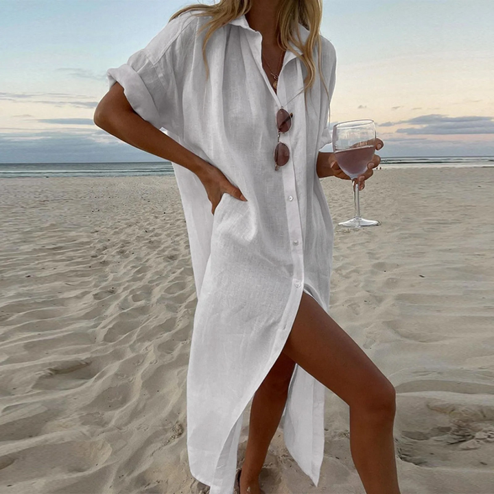 Zoya Robe Chemise Femme – Élégante, Confortable & Parfaite pour Toutes Occasions
