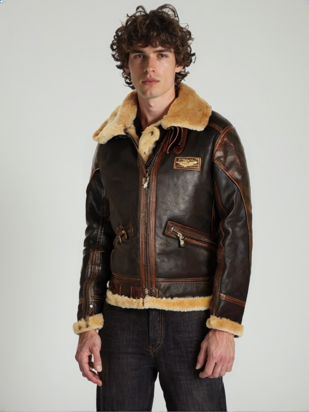 Gian Herrenjacke – Moderne und bequeme Pilotenjacke im zeitlosen Stil