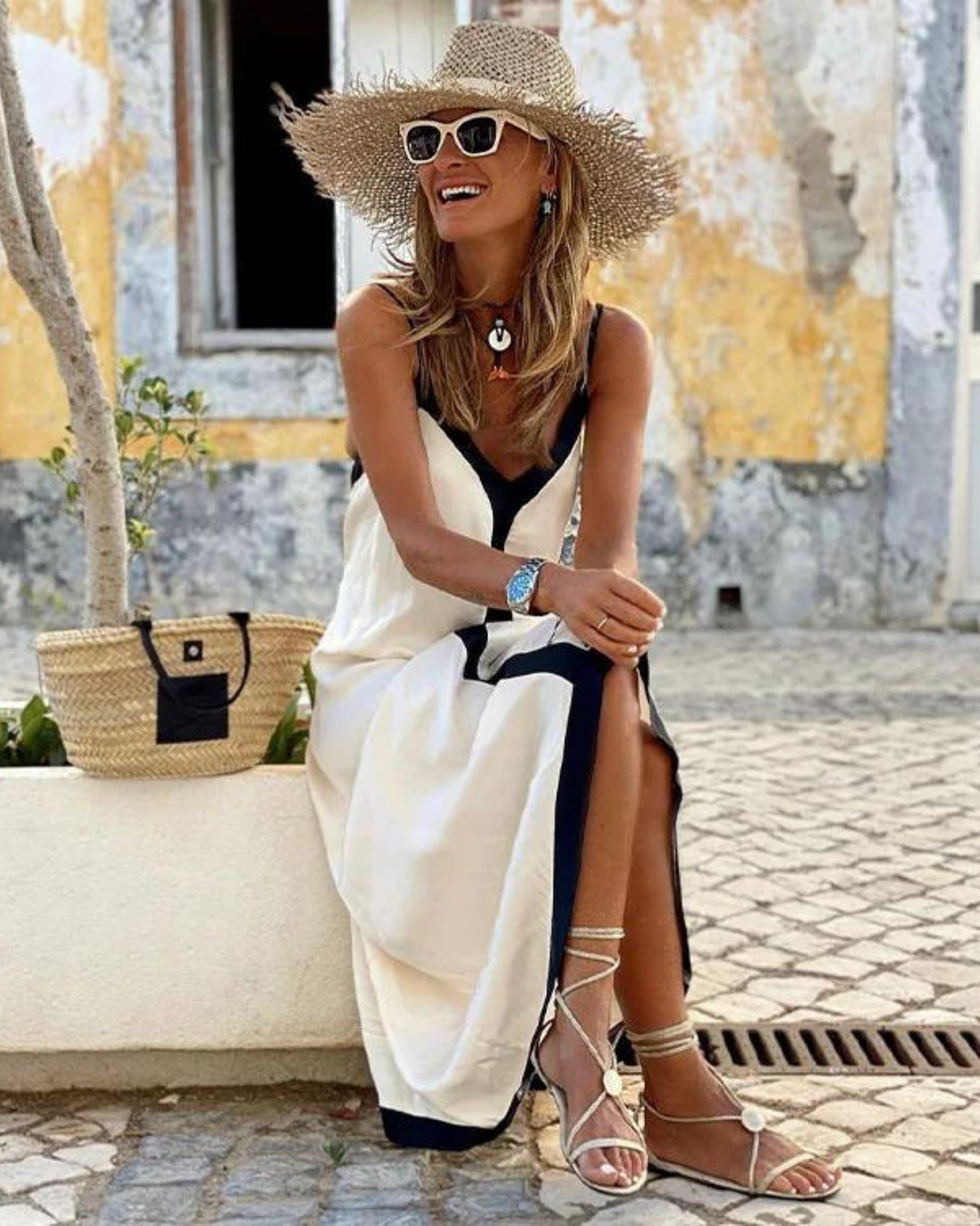 Vestido para mujeres de Mery: elegante vestido midi con tela transpirable con un corte halagador y atemporal