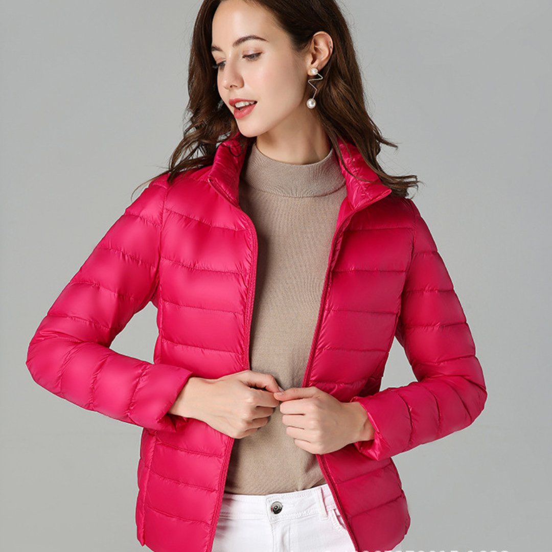 Aurora Veste Femme – Veste Imperméable Ultra-Légère & Polyvalente pour Mi-Saison