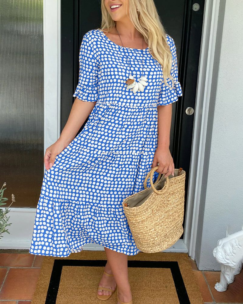 Kim Robe d’Été Élégante Femme – Coupe Classique & Silhouette Flatteuse pour Toute Occasion