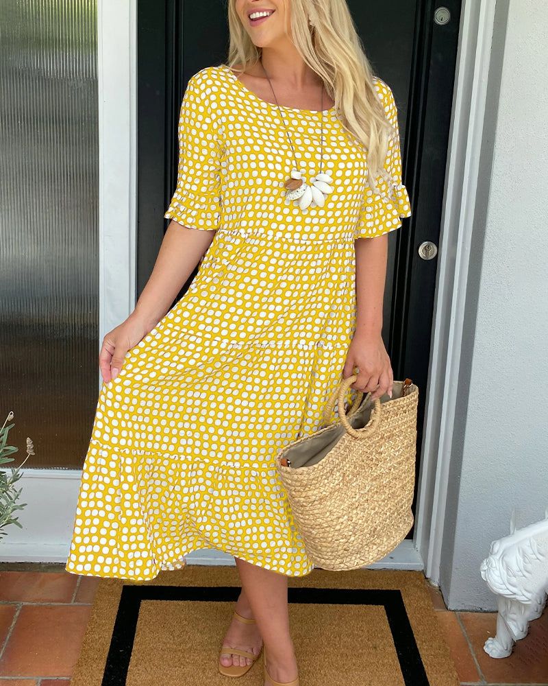 Kim Robe d’Été Élégante Femme – Coupe Classique & Silhouette Flatteuse pour Toute Occasion