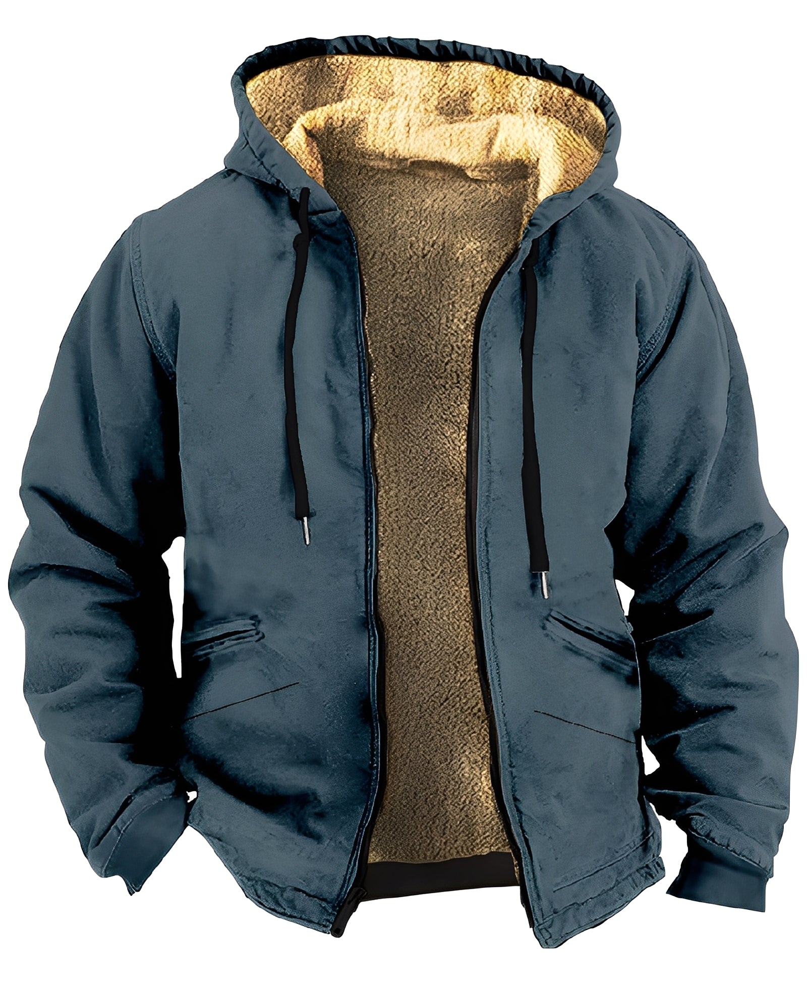 Mervin Men's Jacket – Color Block Hoodie in Soft & Breathable Fabric