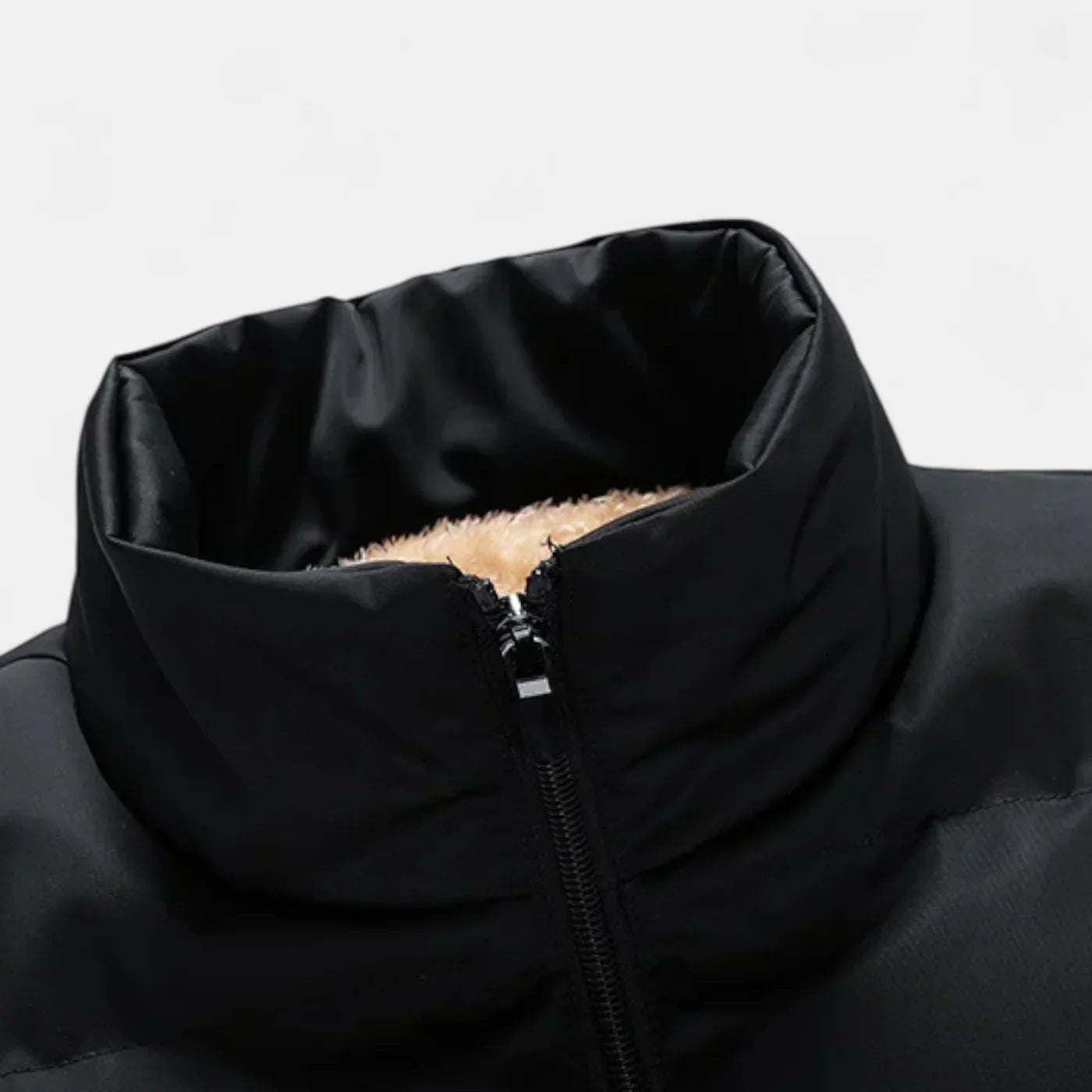 Chaleco Victor para Hombre en Lana – Chaleco de Invierno en Lana de Cordero con Forro Polar Suave y Corte Casual