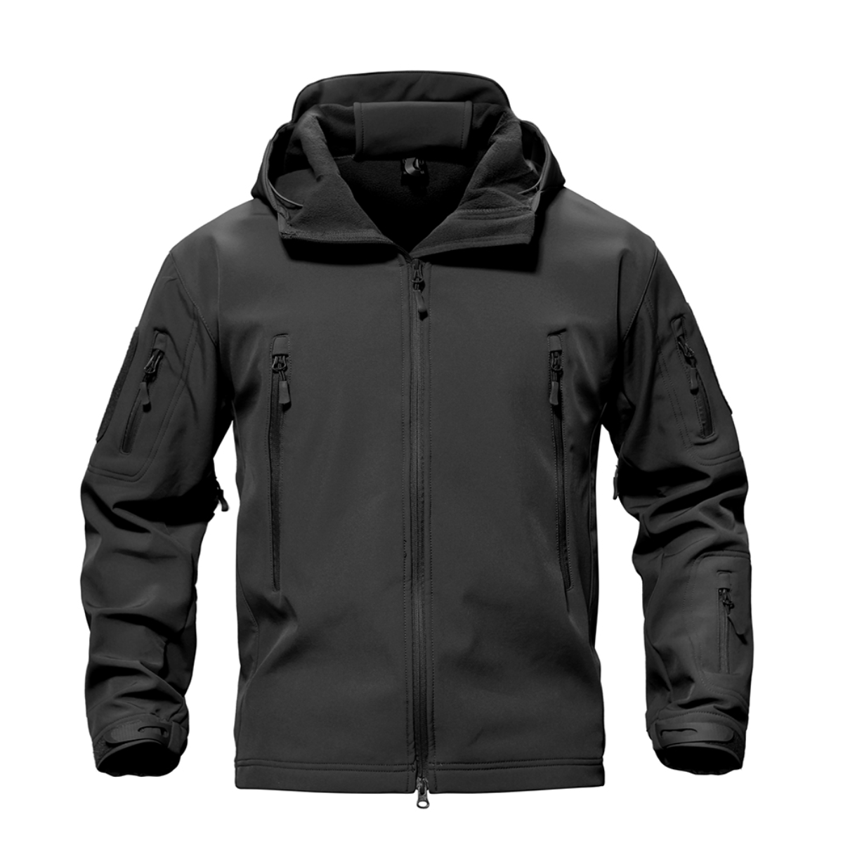 Panther Chaqueta Táctica para Hombre Softshell – Impermeable, Capucha Ajustable y Uso Exterior