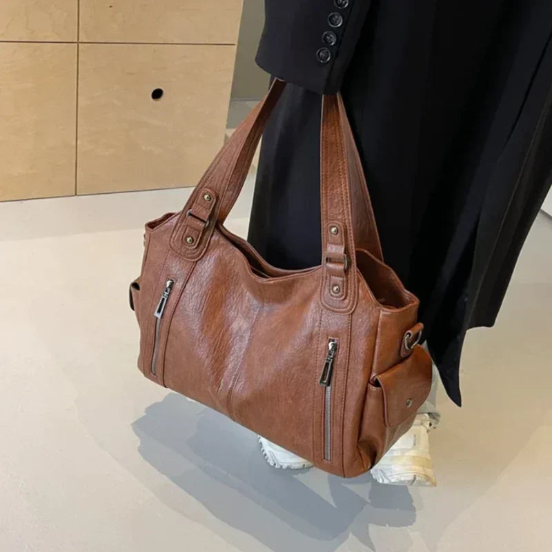 Dakota Sac Bandoulière Femme – Sac en Cuir Élégant avec Bandoulière Réglable & Design Spacieu