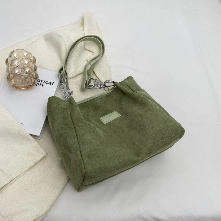 Freyja Sac Femme – Sac en Suédine Décontracté & Élégant avec Design Moderne