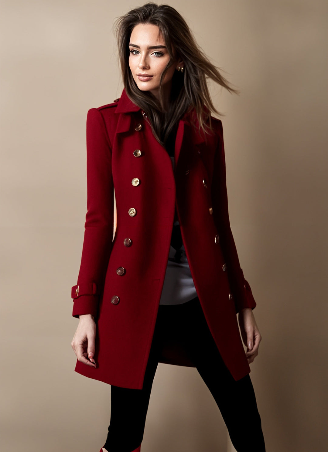Divine Manteau Femme – Manteau Élégant & Chic avec Coupe Moderne pour Toutes Occasions