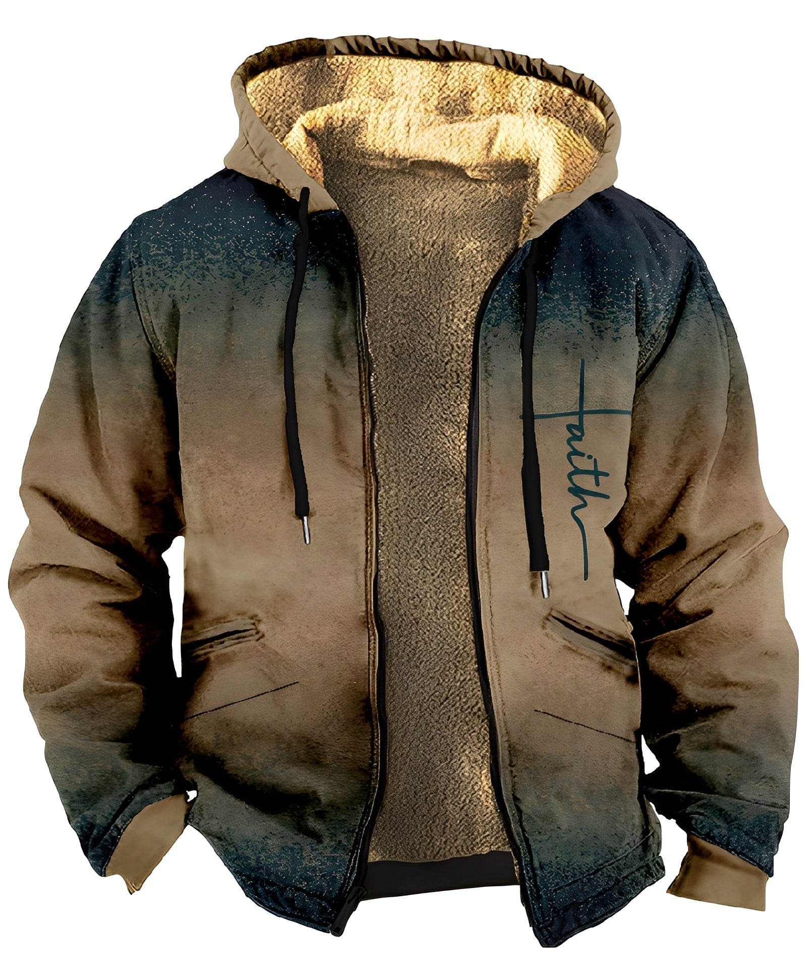 Mervin Men's Jacket – Color Block Hoodie in Soft & Breathable Fabric