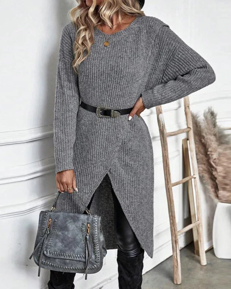 Sylvia Pull Femme – Long Pull Élégant & Confortable pour Look Chic au Quotidien
