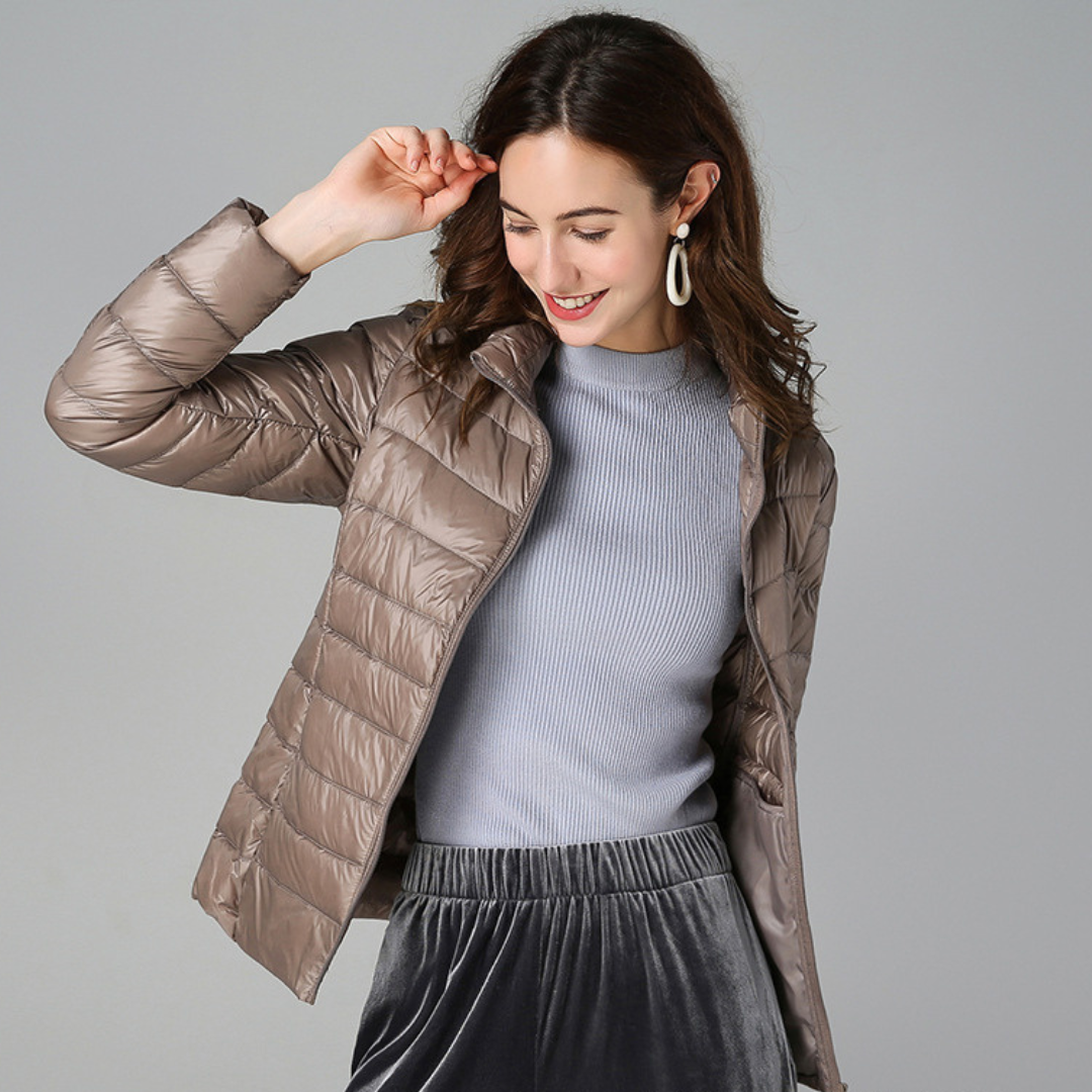 Aurora Veste Femme – Veste Imperméable Ultra-Légère & Polyvalente pour Mi-Saison