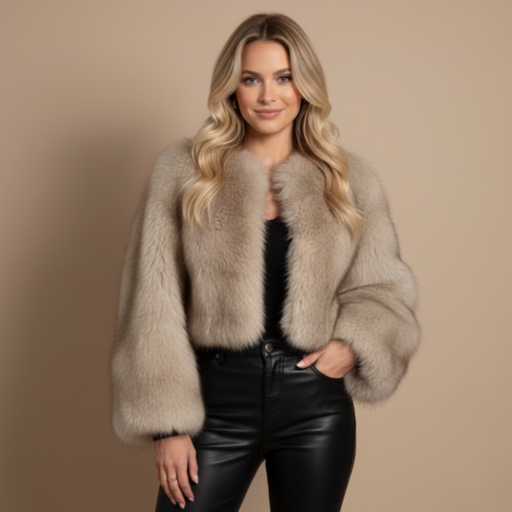 Jora Women's Turtleneck Sweater – Elegant Loose-Fit Knitted Tunic for Winter